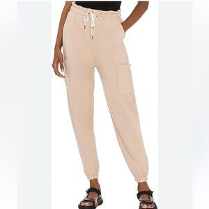 n: philanthropy Cargo Drawstring Sweatpants Beige Tan Size XL NEW